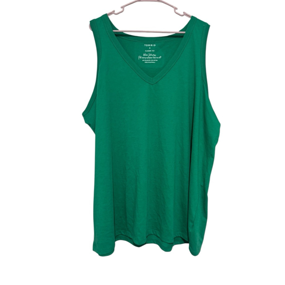 Torrid size 4x green tank top new with tags - Picture 2 of 5